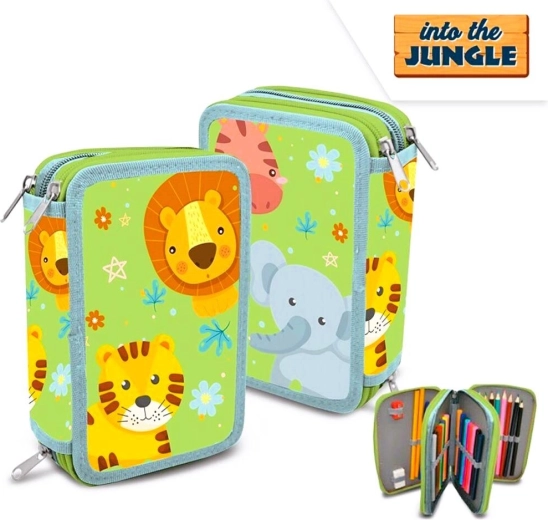 Euroswan trousse équipée à trois compartiments Into the Jungle