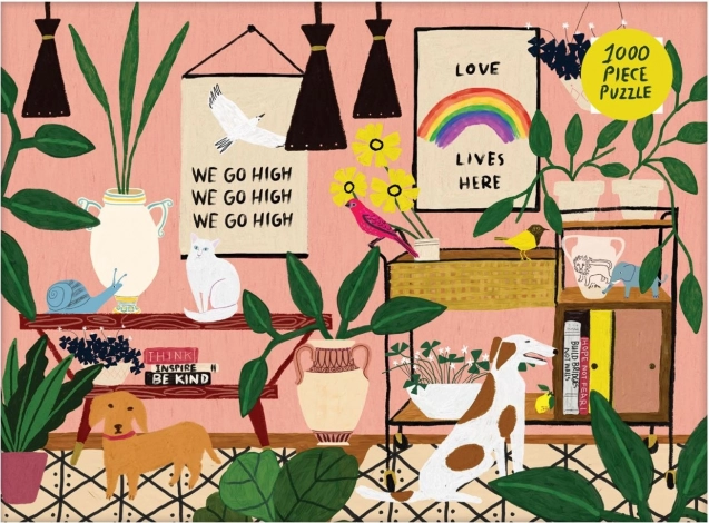 GALISON Puzzle Ici vit l’amour 1000 pièces