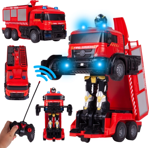 Robot pompier RC transformable