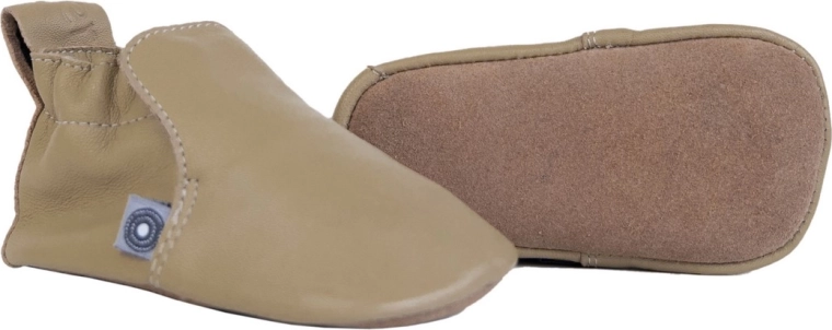 Lodger Stepper sand chaussons en cuir pour enfants 6–12 mois