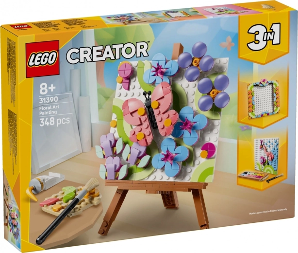 LEGO Creator tableau décoratif fleuri 3-en-1