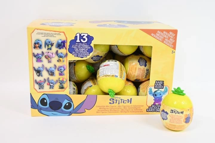 Figurine Stitch dans une capsule ananas (modèle aléatoire)