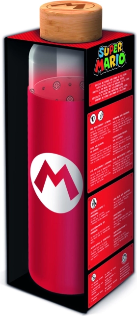 Bouteille en verre avec étui 585 ml – SUPER MARIO