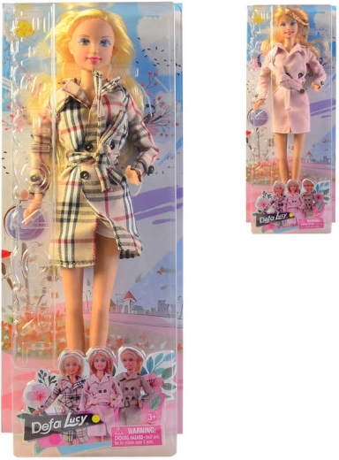 Poupée Defa Lucy dans un manteau tendance 30 cm - 1 pièce