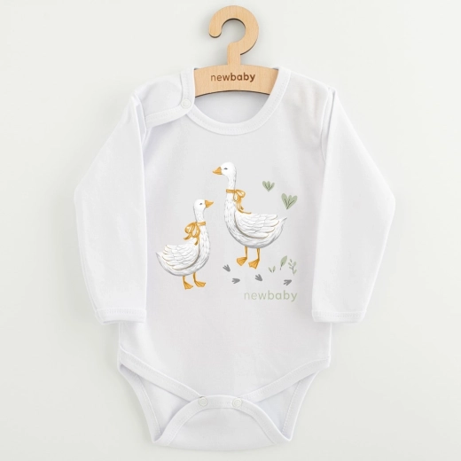 Body bébé à manches longues New Baby Petites oies, taille 62 (3 à 6 mois)