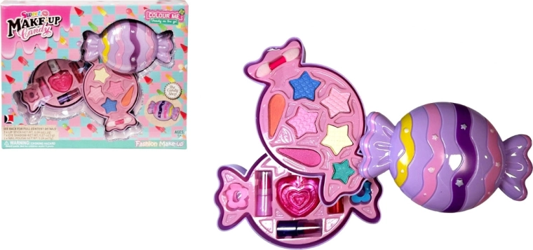 Set de maquillage pour poupée dans une palette en forme de bonbon - 1 pièce