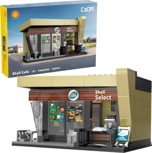 CaDA Shell Café – kit de construction kiosque 351 pièces