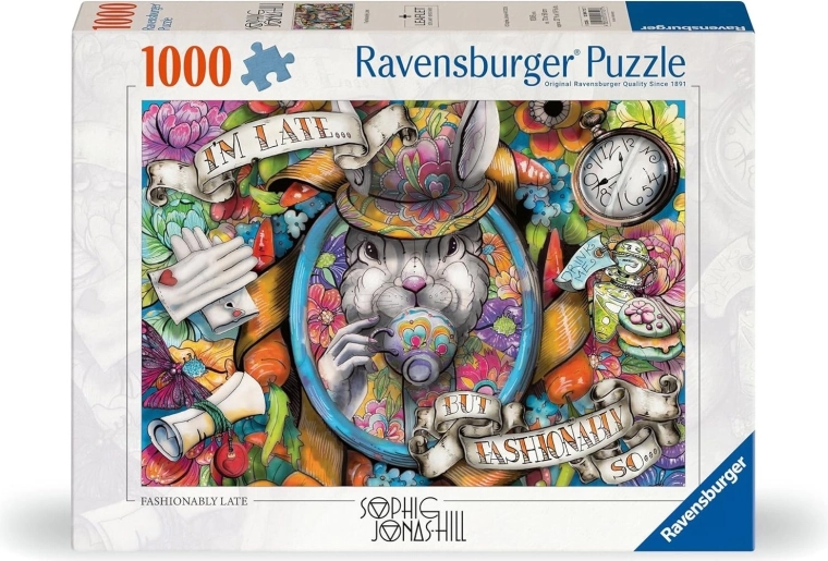 Puzzle Ravensburger En retard, mais avec style – 1000 pièces