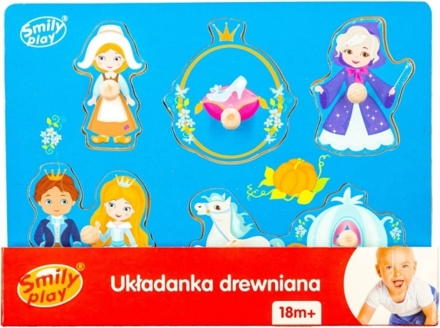 Puzzle à encastrer en bois Cendrillon