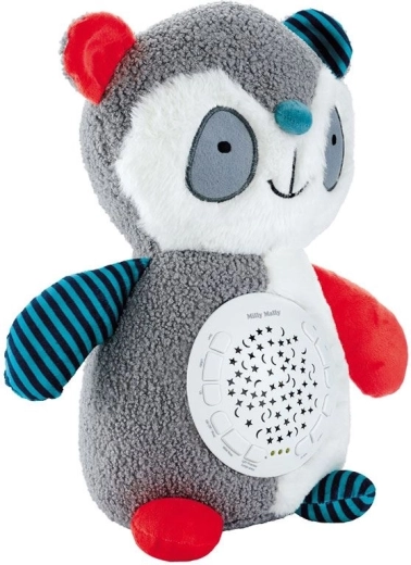 veilleuse en peluche panda avec projecteur MILLY MALLY