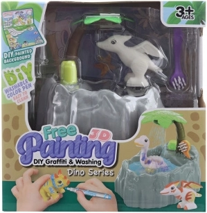 Kit de coloriage dinosaures avec douche