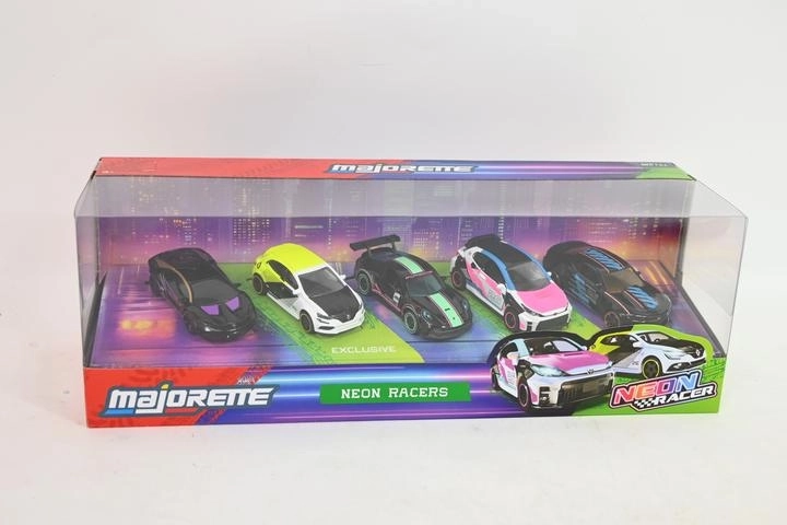 Majorette Neon Racer – pack de 5