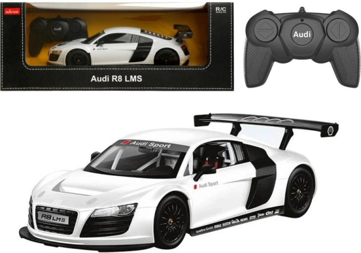 RC auto 1:18 Audi R8 LMS blanc