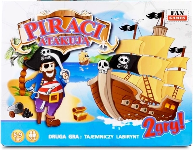 Les pirates attaquent – jeu de société éducatif pour enfants