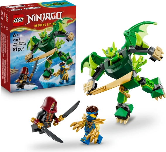 LEGO NINJAGO Le mech dragon de Lloyd – set de combat