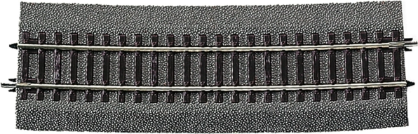Rail courbe Roco Line R20 avec ballast