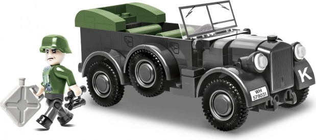 Jeu de construction COBI Horch 901 (Kfz. 15) – véhicule tout-terrain militaire, 185 pièces