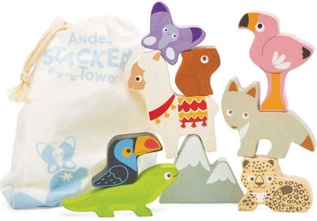 Figurines en bois d’animaux de montagne Le Toy Van