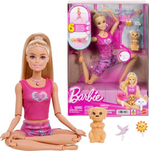 Barbie méditation, mouvement et relaxation, poupée avec lumière et sons Mindful Moves