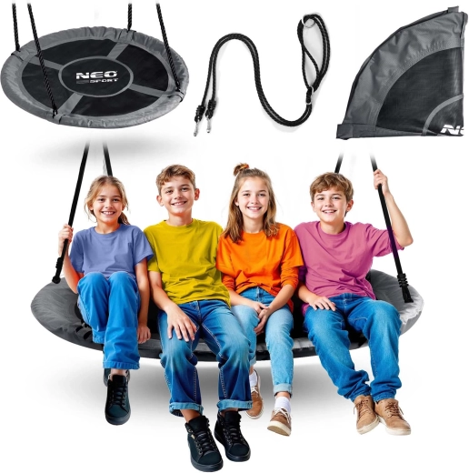 Balançoire ronde nid de cigogne NEO-SPORT Swingo 120 cm