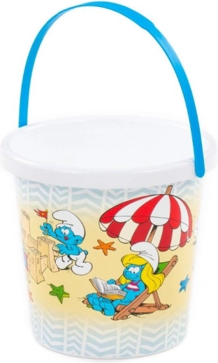 Grand seau pour enfants avec les Schtroumpfs