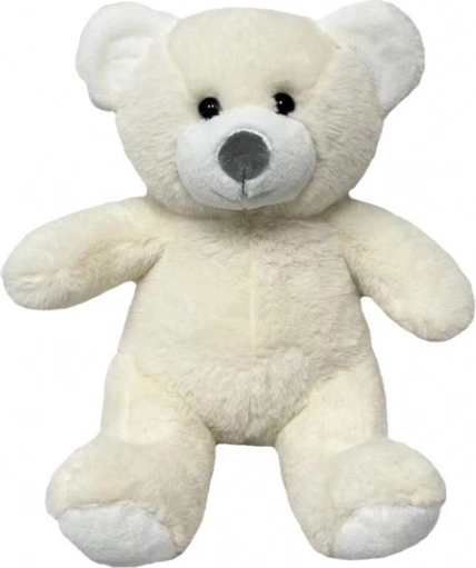 Ourson en peluche Oluś 23 cm crème
