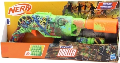 Nerf Zombie Driller blaster avec barillet rotatif