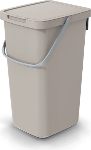 Poubelle 25 l marron clair SYSTEMA Q Collect