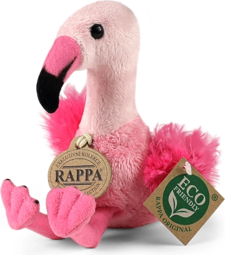 Flamant rose en peluche 15 cm éco-responsable