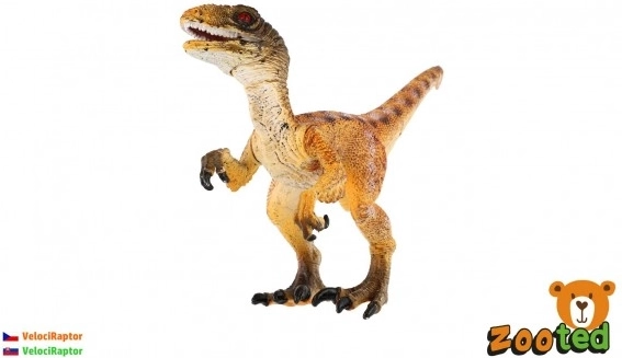 Dinosaure en plastique Velociraptor 16 cm