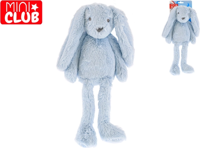Lapin en peluche Mini Club bleu 30 cm