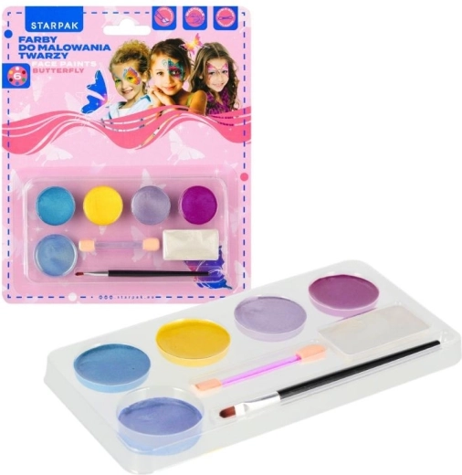 Kit de peinture pour le visage – 6 couleurs