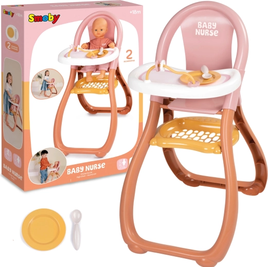 Chaise haute pour poupées Smoby Baby Nurse