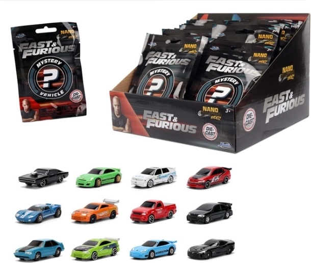 Jada Fast & Furious nano voiture 4 cm (blind bag) - 1 pièce
