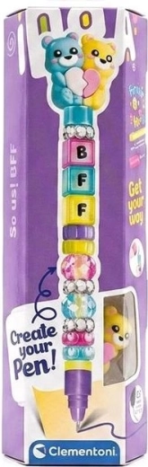 Clementoni IDEA kit créatif pour fabriquer un stylo avec le message BFF