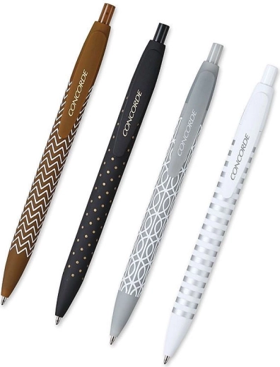 Stylo bille CONCORDE Milano, assortiment de couleurs, 0,7 mm