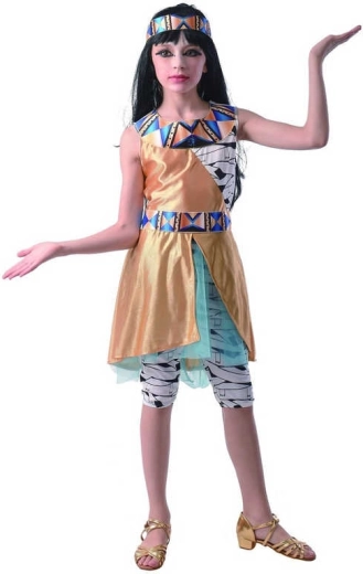 Costume de carnaval Cléopâtre pour filles, taille M (120–130 cm)