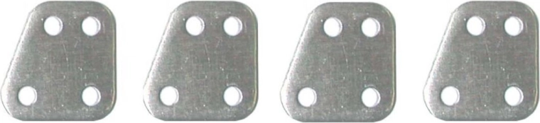 Plaque d’extrémité d’amortisseur A-U-10A Jamara - 2 pièces