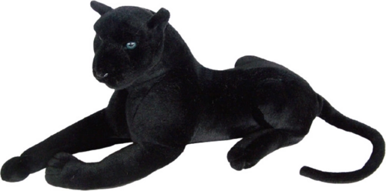 Panthère noire en peluche de 90 cm