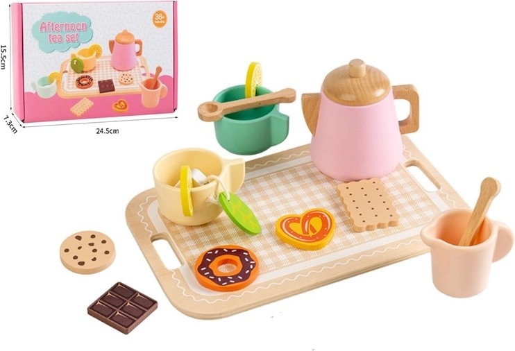 Set de thé en bois