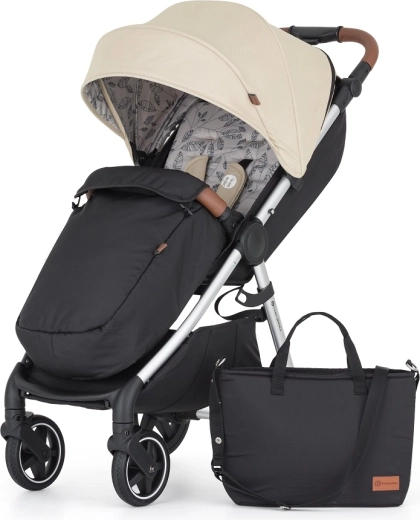 Petite&Mars poussette sportive Royal 3 Silver Sahara Beige