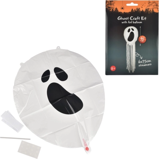 Ballon en aluminium fantôme 46 cm (1 pièce)