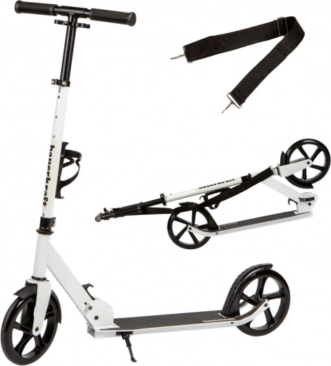 Trottinette urbaine pliable pour enfants et ados, roues 200 mm avec porte-bouteille