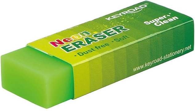 Gomme Keyroad Neon verte
