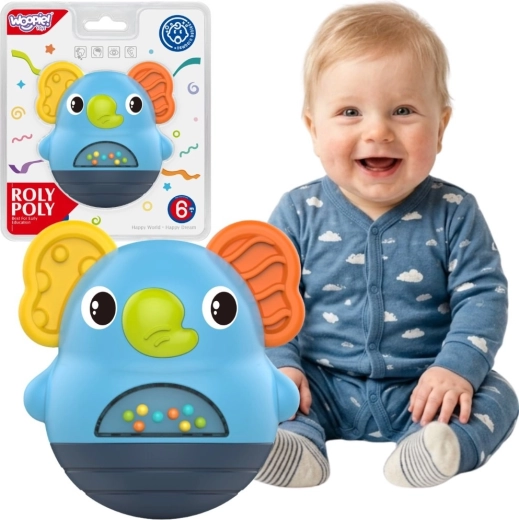 Woopie Baby hochet sensoriel interactif éléphant 6 mois+