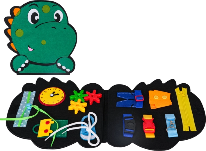 Tableau éducatif multifonction dino