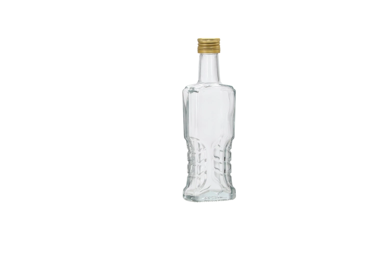 Bouteilles en verre 100 ml avec bouchon à vis 22 mm – lot de 12 pièces