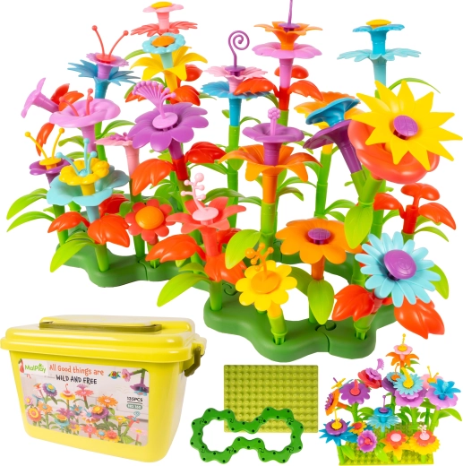 Kit de fleurs DIY, 135 pièces