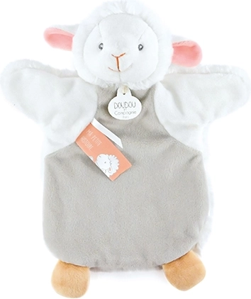 Marionnette en peluche mouton 25 cm