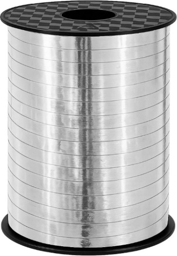 Ruban décoratif métallisé argenté 458 m